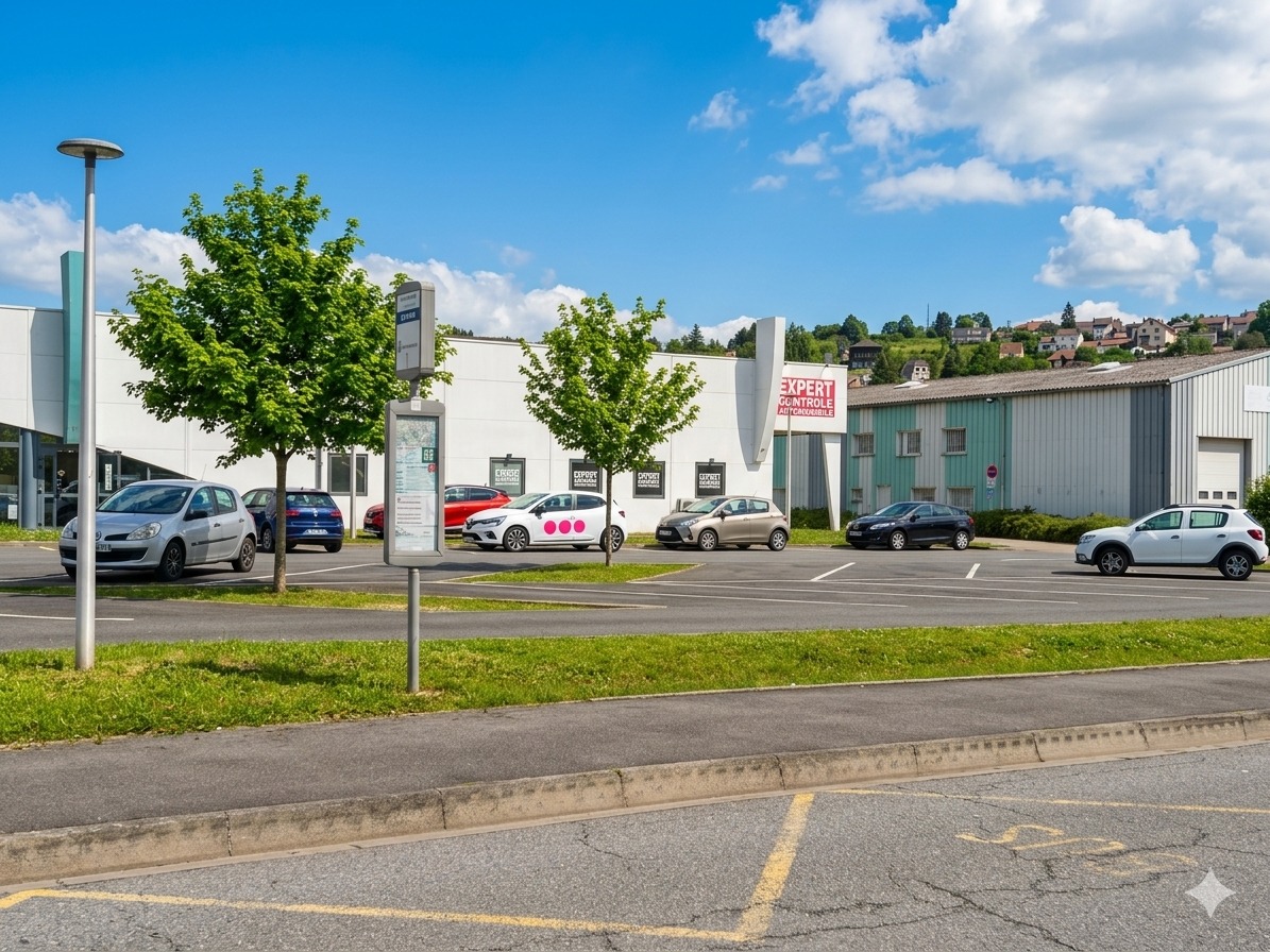 Vue extérieure du centre de contrôle technique Expert Contrôle Automobile à Vichy, accessible depuis Abrest en 4 minutes